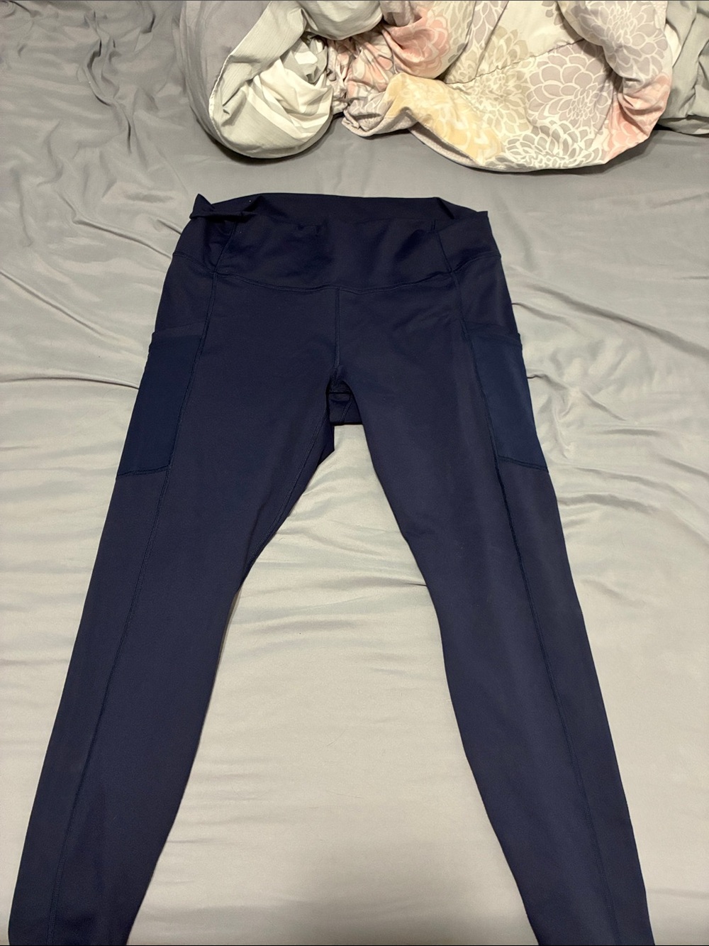 Navy Powerhold Fabletics Leggings